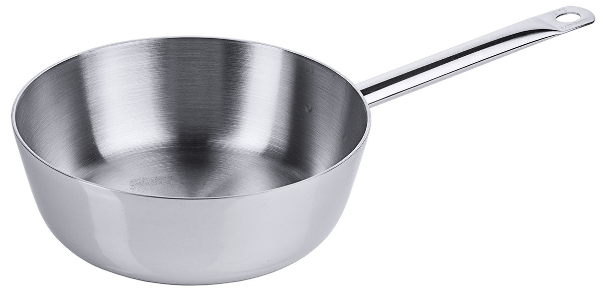 Edelstahl Sauteuse Multiply Ø 16-24 cm aus mehrschichtigem Materialien Contacto - CPGASTRO