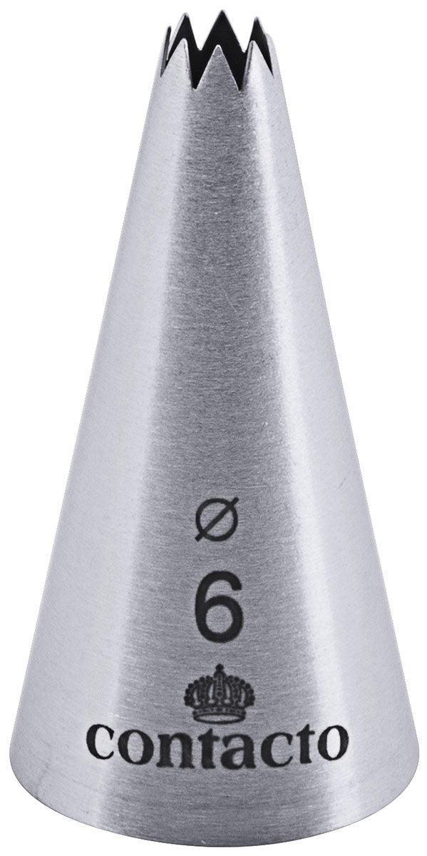Edelstahl Sterntülle 6 mm Contacto - CPGASTRO