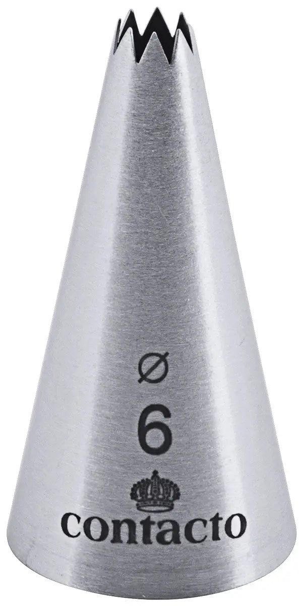 Edelstahl Sterntülle 6 mm - CPGASTRO