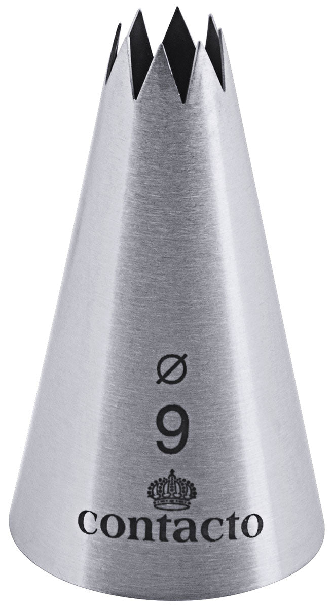Edelstahl Sterntülle 9 mm Contacto - CPGASTRO