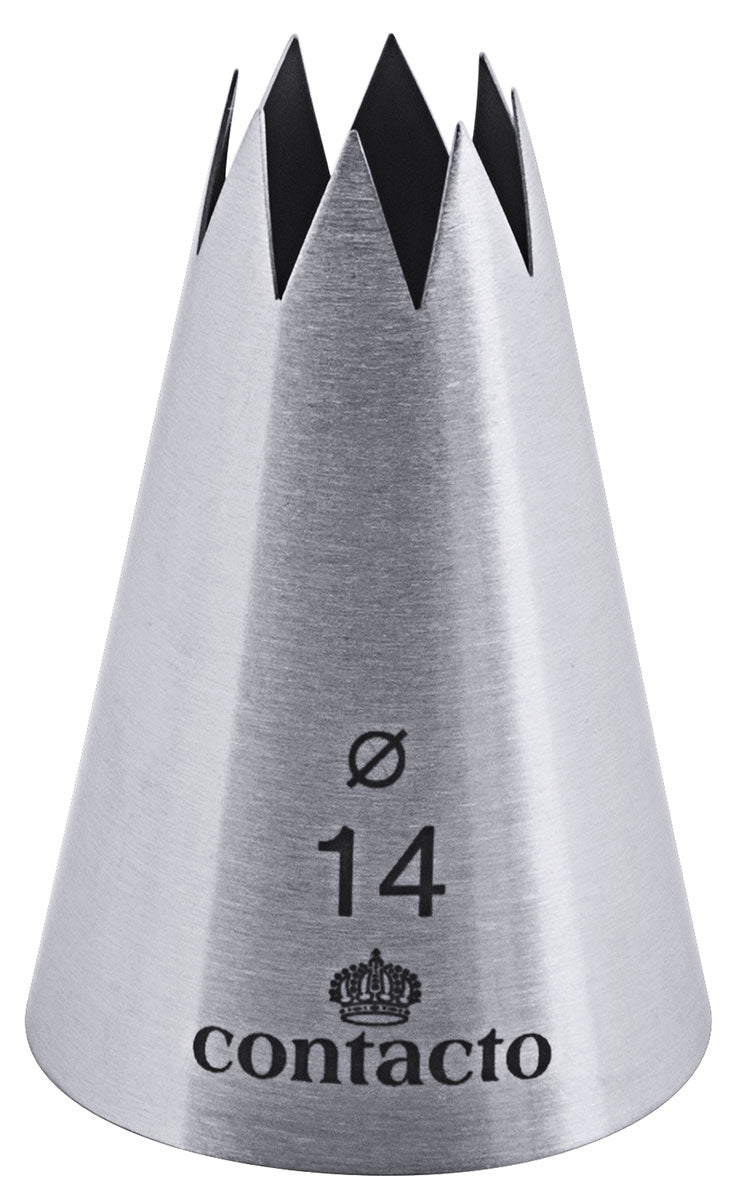 Edelstahl Sterntülle 14 mm Contacto - CPGASTRO
