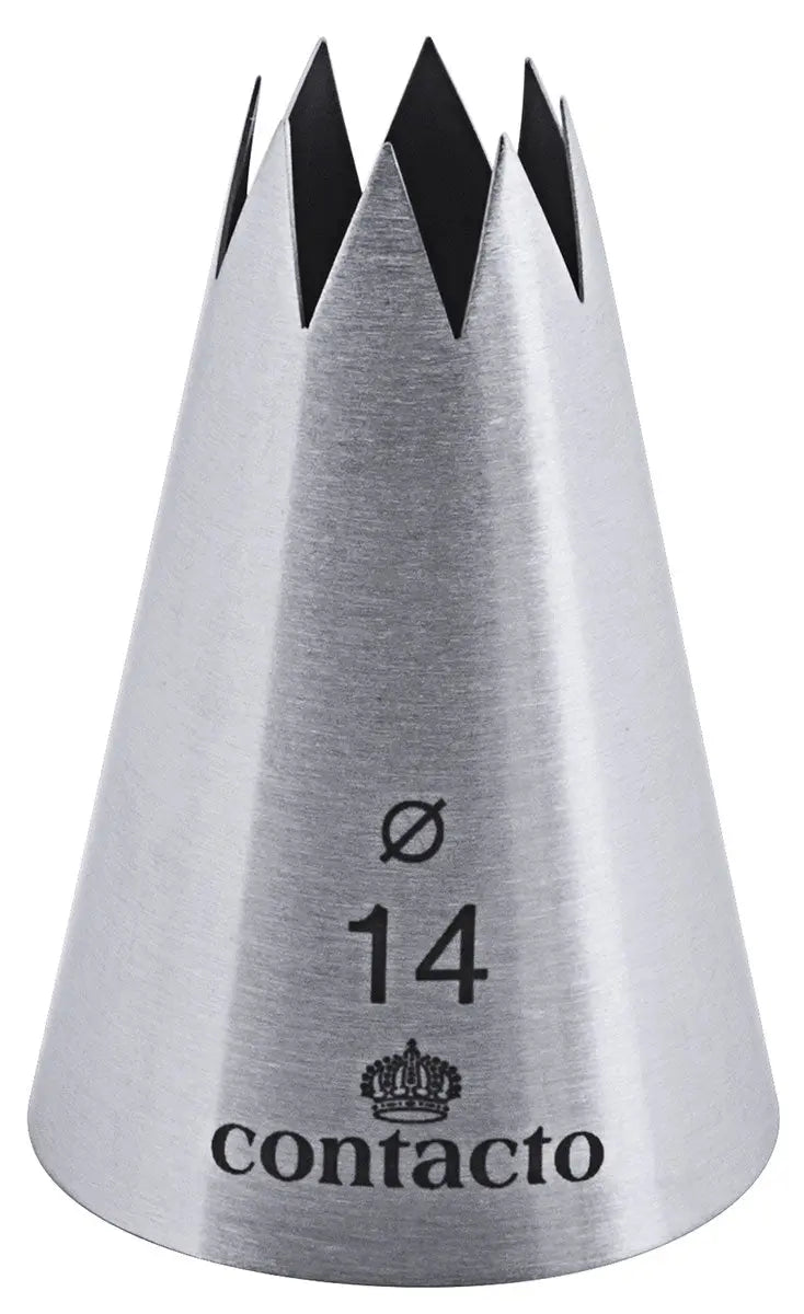 Edelstahl Sterntülle 14 mm - CPGASTRO