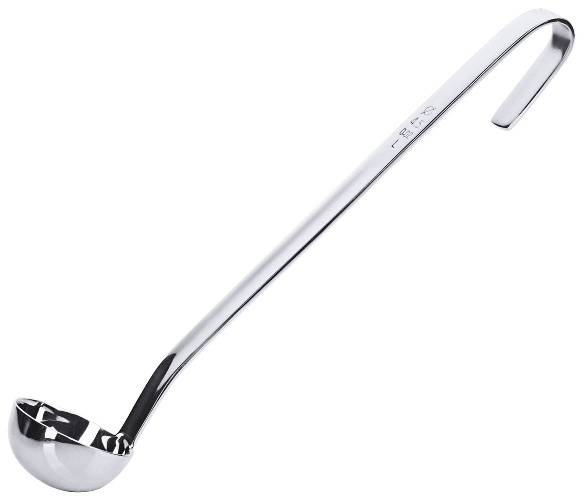 Edelstahl Schöpfkelle 4,5 cm Stiellänge: 22 cm Contacto - CPGASTRO