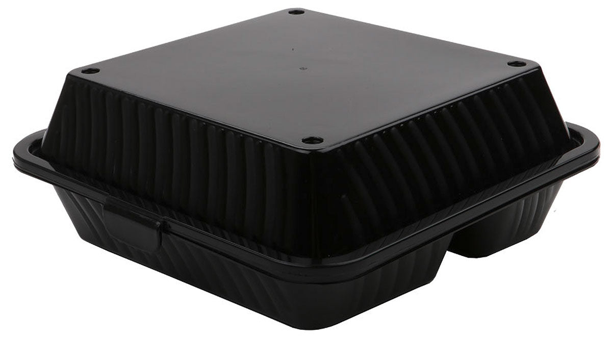 Mehrweg-Menüschale dreigeteilt hoher Deckel Contacto - CPGASTRO