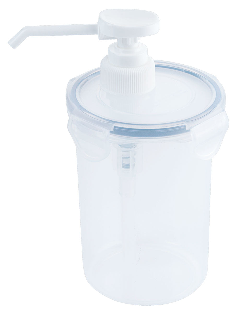 Dispenser 0,44-2 Liter rund mit Pumpenaufsatz Contacto - CPGASTRO