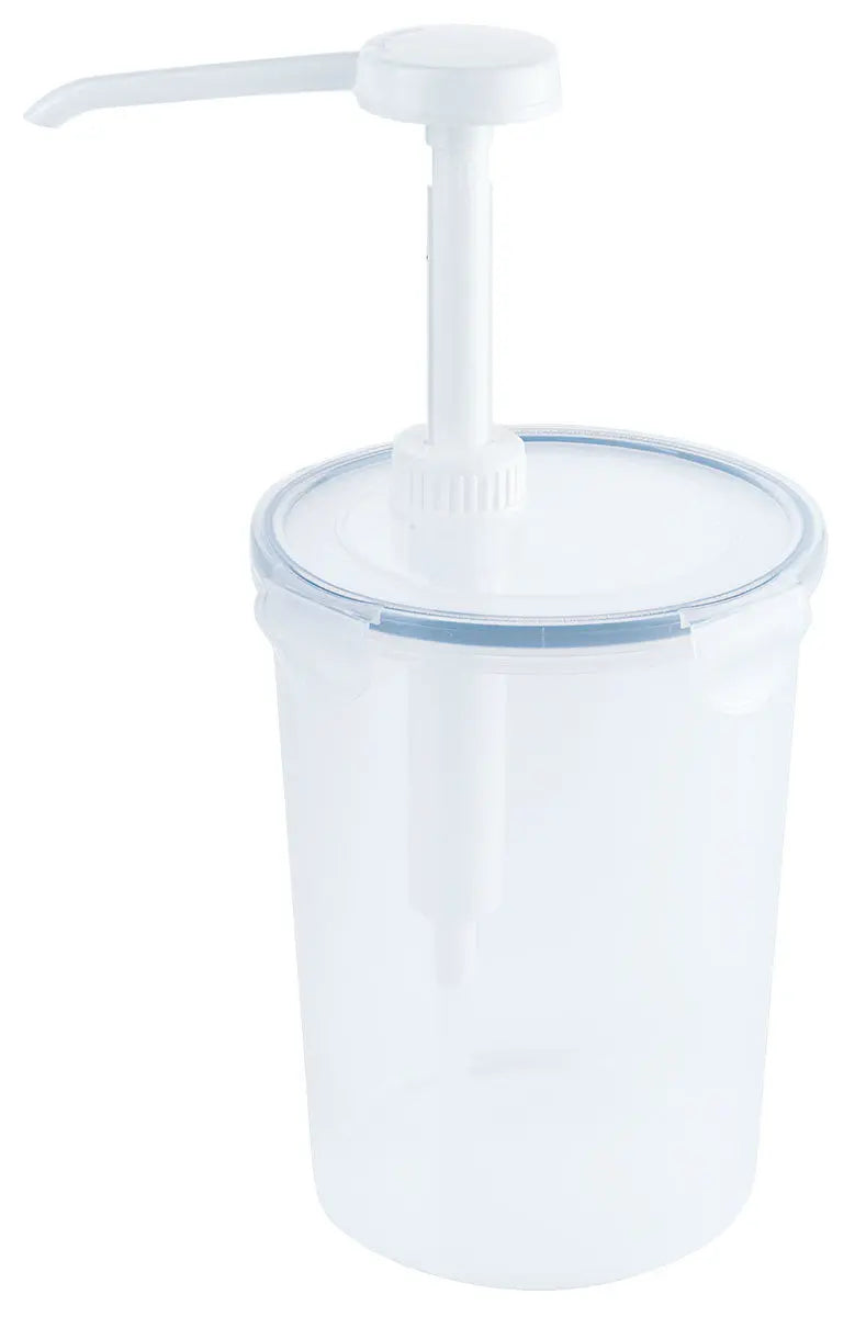 Dispenser 0,44-2 Liter rund mit Pumpenaufsatz Contacto - CPGASTRO