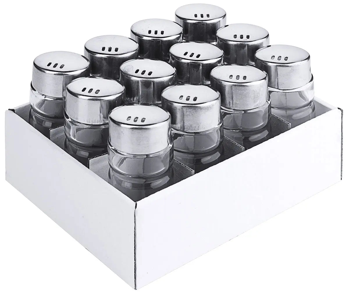 Edelstahl Salz-/Pfefferstreuer 9 cm zu Menage 1411/002 a 12 Stück Contacto - CPGASTRO