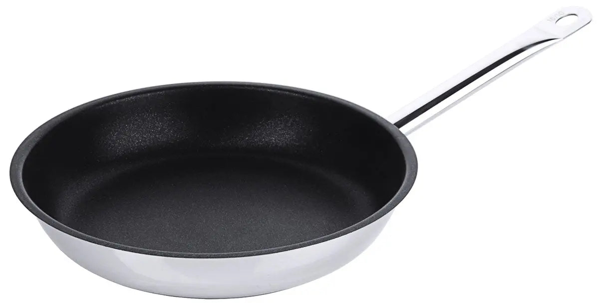 Edelstahl Antihaft-Bratpfanne mit PTFE-Beschichtung & Rohrgriff 20-32 cm Contacto - CPGASTRO