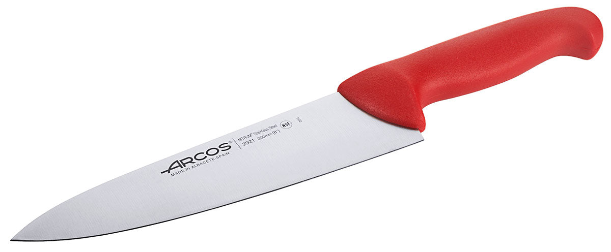 Kochmesser HACCP rot 18 cm Contacto - CPGASTRO