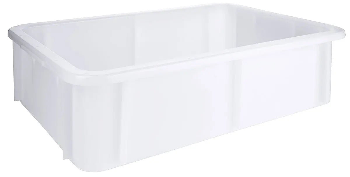U-Rand Lebensmittelecht Stapelkasten weiß 30-60 Liter 600x400 cm Contacto - CPGASTRO