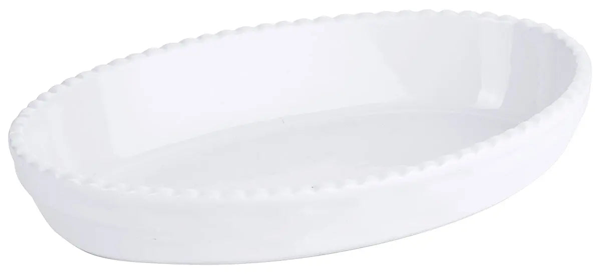 Auflaufform Backform Porzellan weiß 22,0 x 13,5 x H4,0 cm Contacto - CPGASTRO