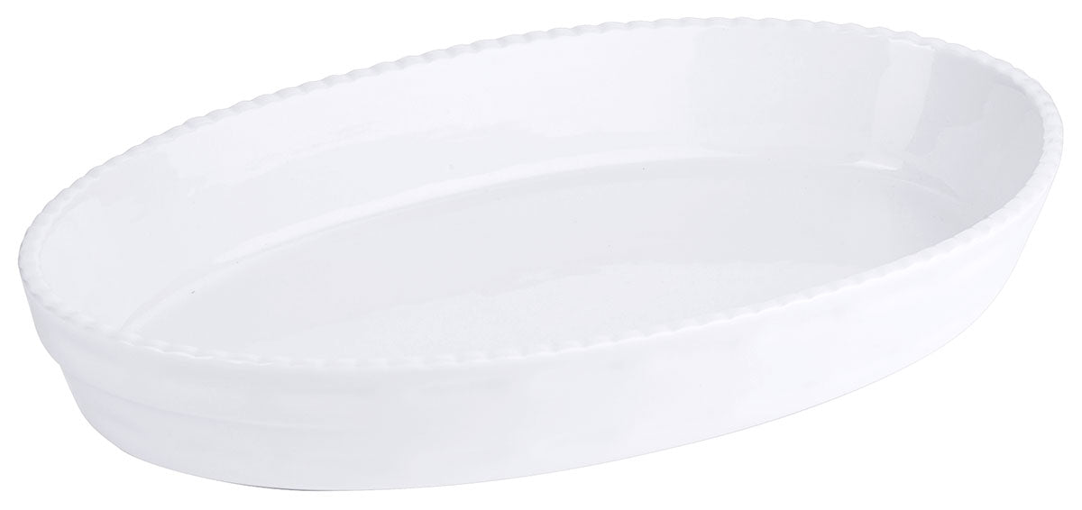 Auflaufform Backform Porzellan weiß 32,0 x 19,5 x H5,0 cm Contacto - CPGASTRO