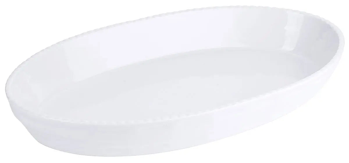 Auflaufform Backform Porzellan weiß 36,0 x 22,0 x H5,0 cm Contacto - CPGASTRO