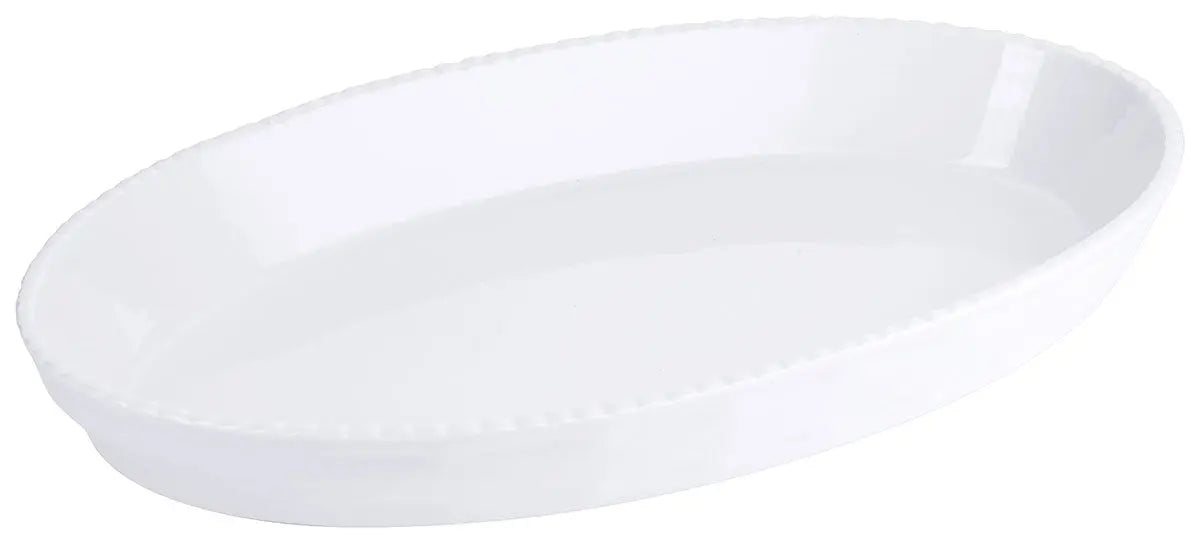 Auflaufform Backform Porzellan weiß 38,0 x 24,0 x H5,0 cm Contacto - CPGASTRO