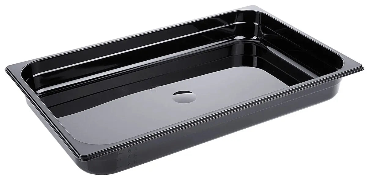 GN-Behälter aus Polycarbonat schwarz Tiefe 65-150mm Contacto - CPGASTRO