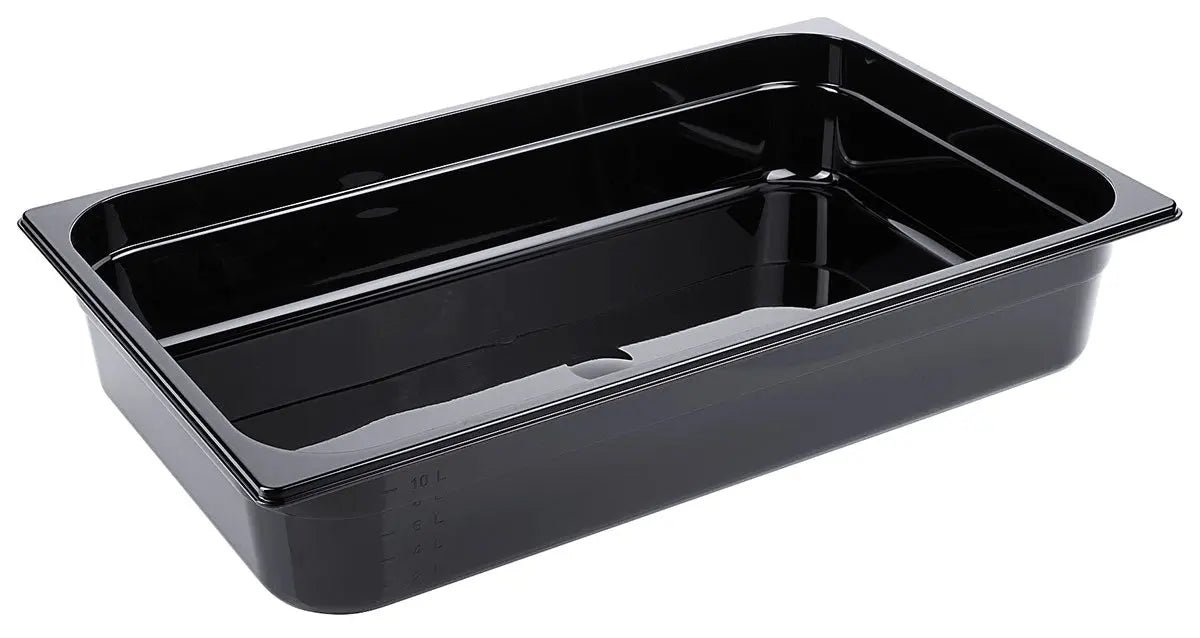 GN-Behälter aus Polycarbonat schwarz Tiefe 65-150mm Contacto - CPGASTRO