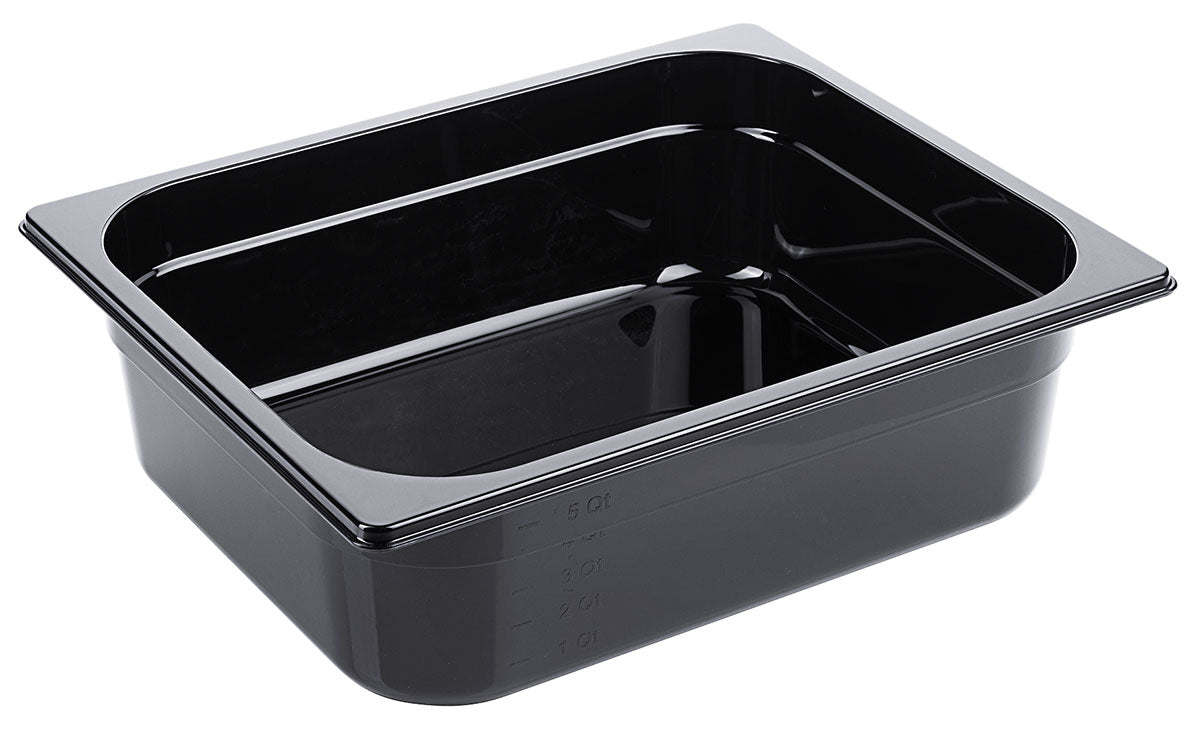 GN-Behälter aus Polycarbonat schwarz Tiefe 65-150mm Contacto - CPGASTRO