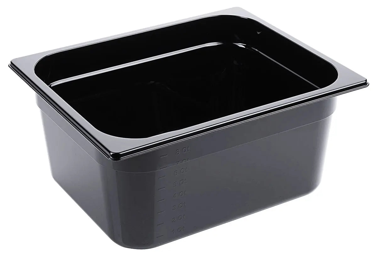 GN-Behälter aus Polycarbonat schwarz Tiefe 65-150mm Contacto - CPGASTRO