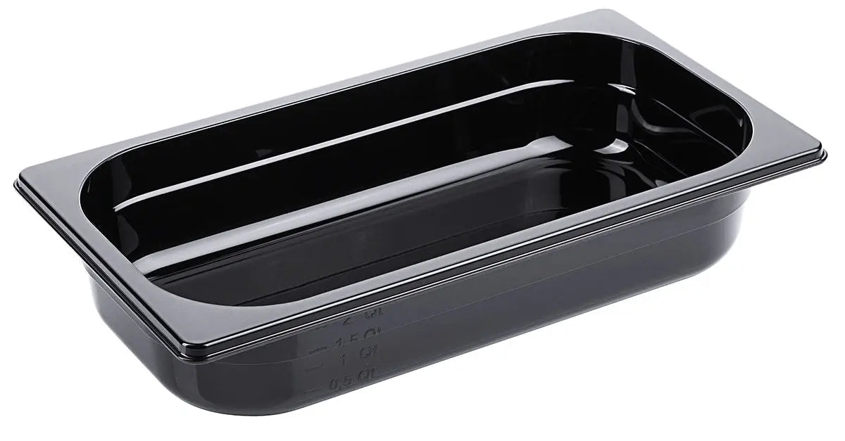 GN-Behälter aus Polycarbonat schwarz Tiefe 65-150mm Contacto - CPGASTRO