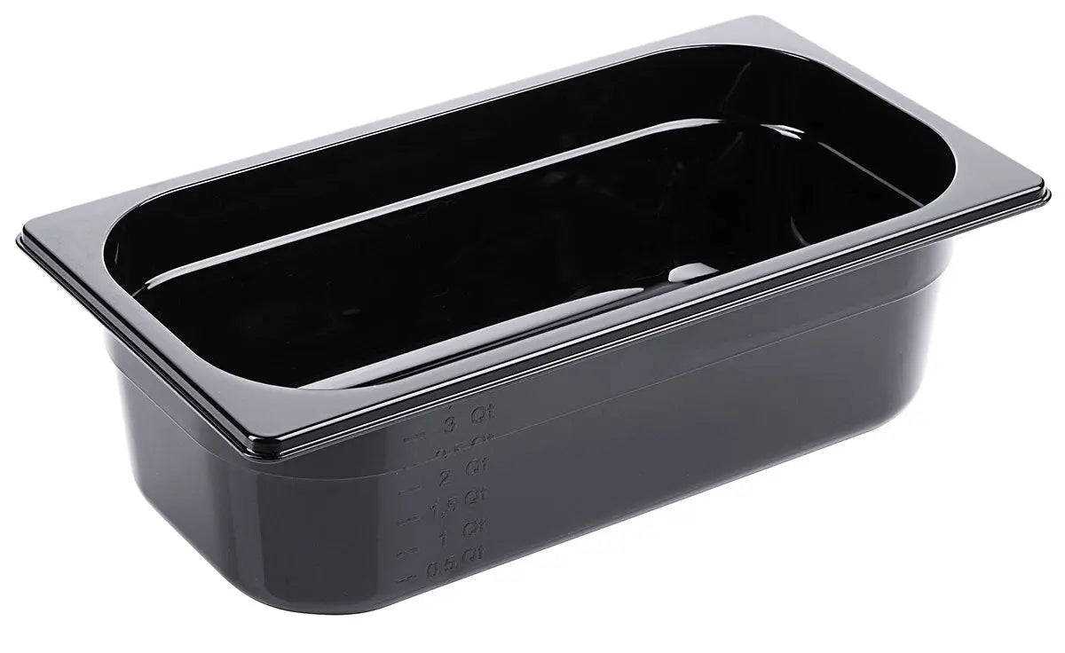 GN-Behälter aus Polycarbonat schwarz Tiefe 65-150mm Contacto - CPGASTRO