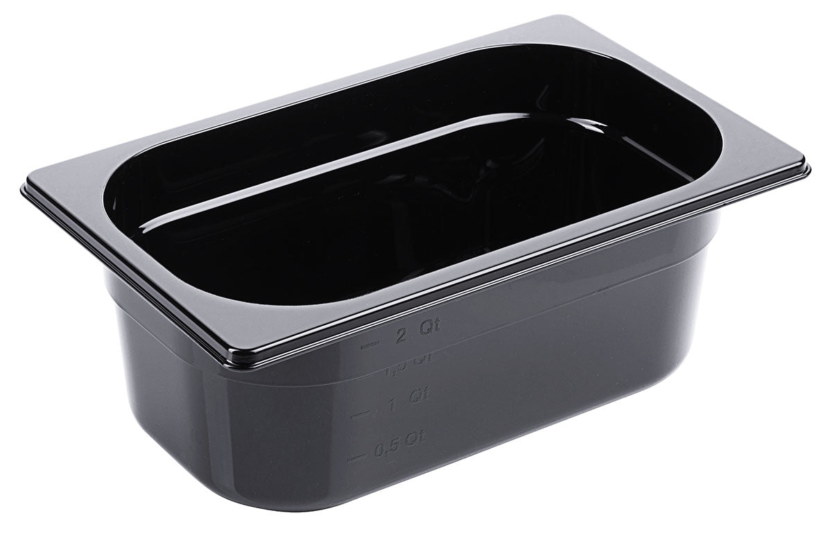 GN-Behälter aus Polycarbonat schwarz Tiefe 65-150mm Contacto - CPGASTRO