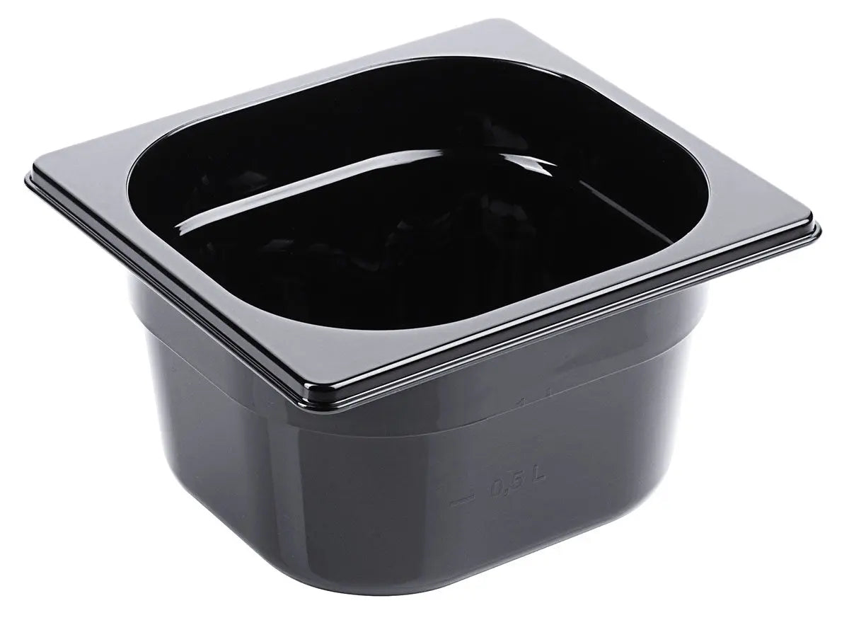 GN-Behälter aus Polycarbonat schwarz Tiefe 65-150mm Contacto - CPGASTRO