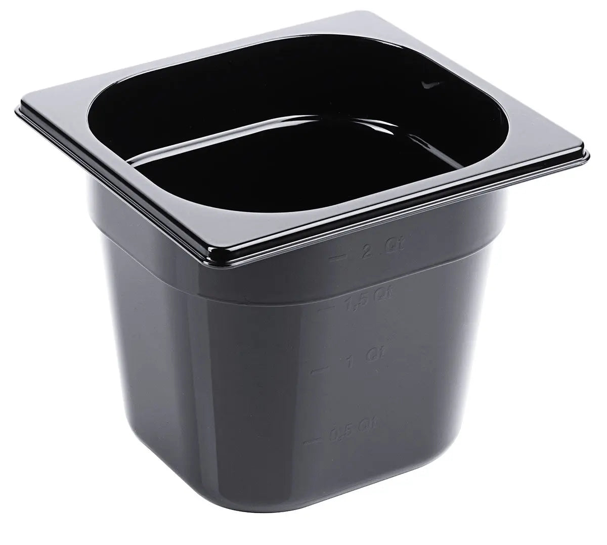 GN-Behälter aus Polycarbonat schwarz Tiefe 65-150mm Contacto - CPGASTRO