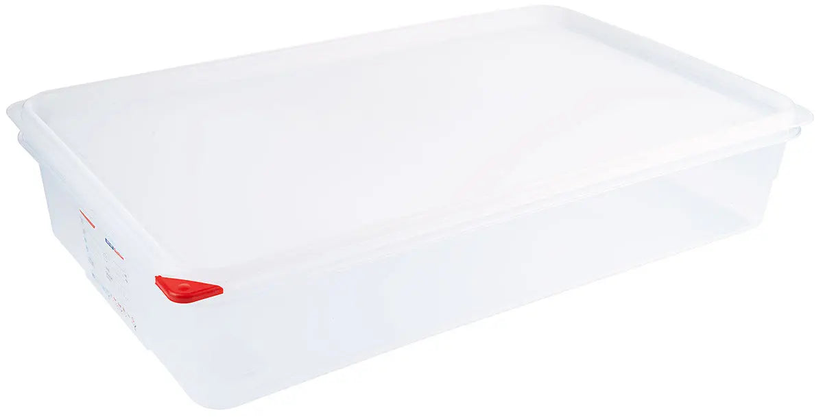 GN Lebensmittelbehälter 65-200 mm Tiefe mit HACCP Farbclip Deckel Contacto - CPGASTRO