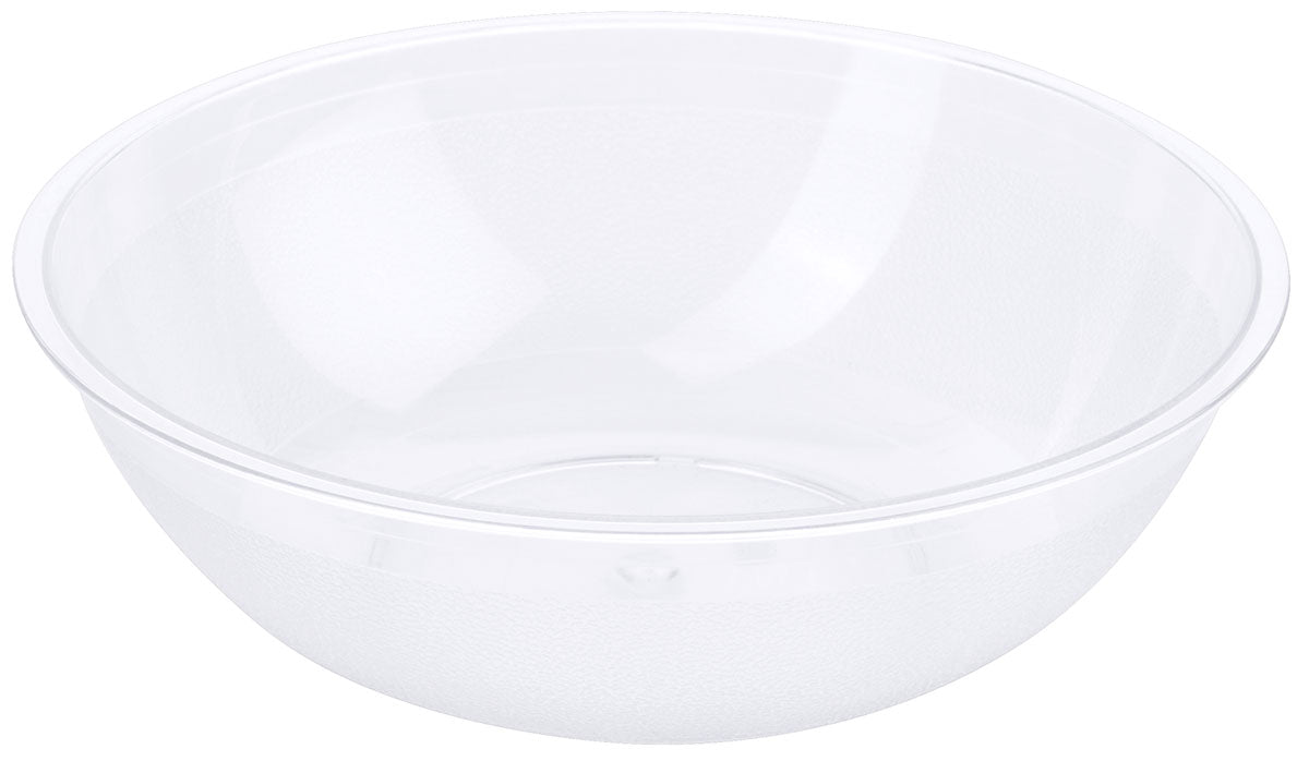 Serving bowl 0.5-10 liters transparent polycarbonate