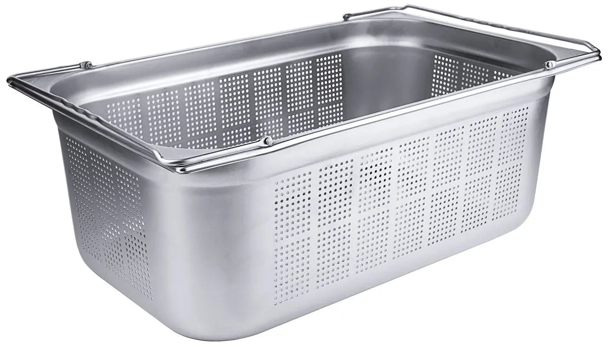 GN-Behälter 1/1 mit Bügelgriffen perforiert Tiefe 65-200 mm Contacto - CPGASTRO