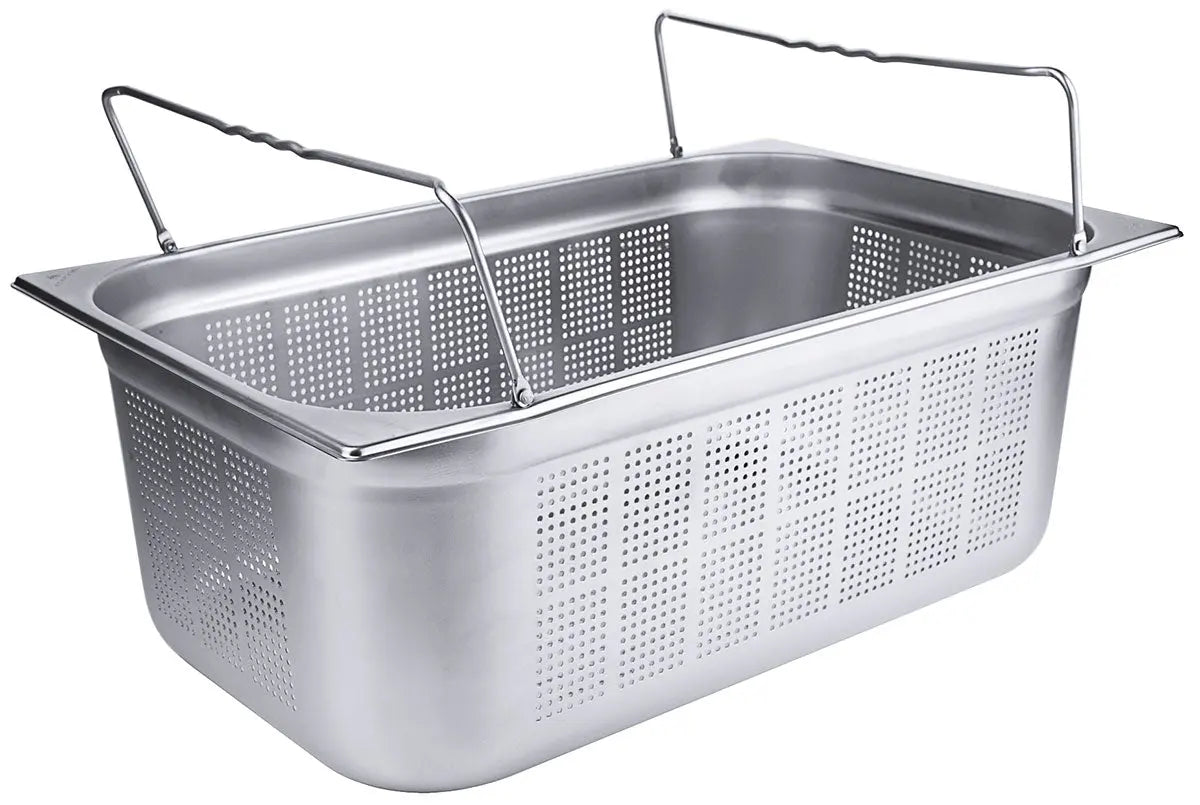 GN-Behälter 1/1 mit Bügelgriffen perforiert Tiefe 65-200 mm Contacto - CPGASTRO