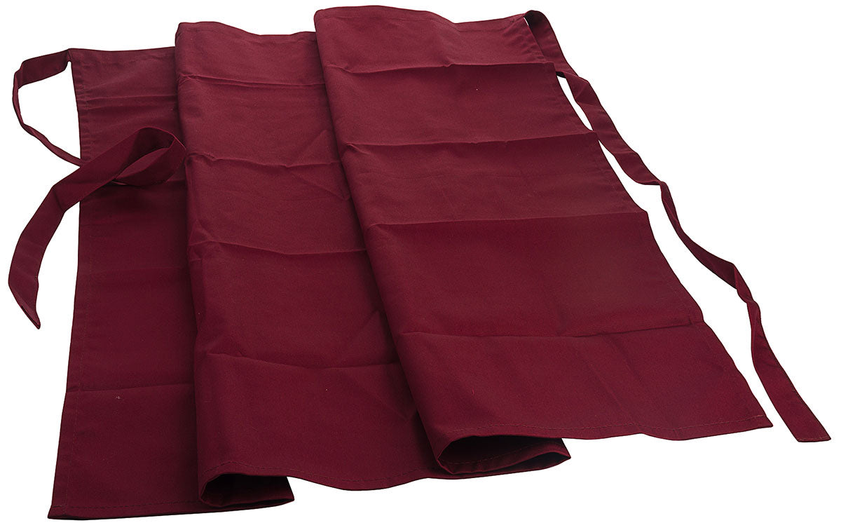 Bistro-Schürze / Vorbinder 50-80 cm Länge 3 Farben