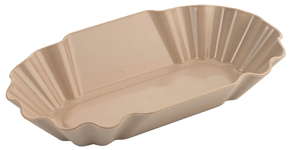 Mehrweggeschirr Pommes frites-Schale 14 cm naturbraun/ Contacto - CPGASTRO