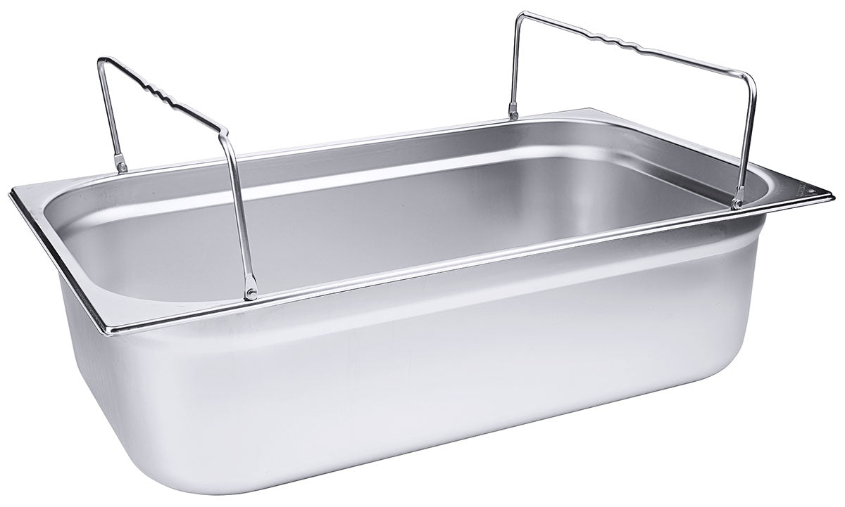 Edelstahl GN-Behälter mit Bügelgriffen verschiedene Größen Contacto - CPGASTRO