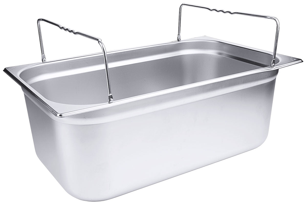 Edelstahl GN-Behälter mit Bügelgriffen verschiedene Größen Contacto - CPGASTRO