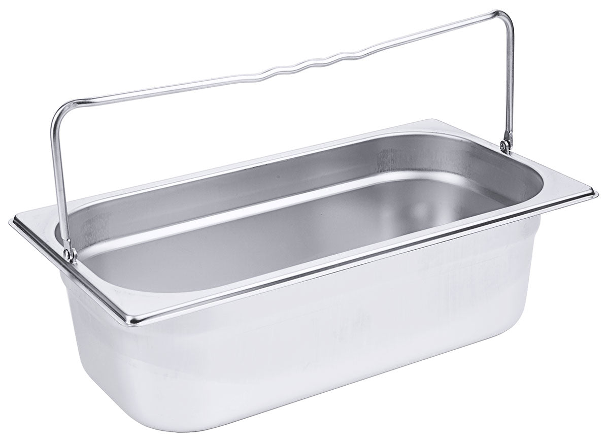 Edelstahl GN-Behälter mit Bügelgriffen verschiedene Größen Contacto - CPGASTRO