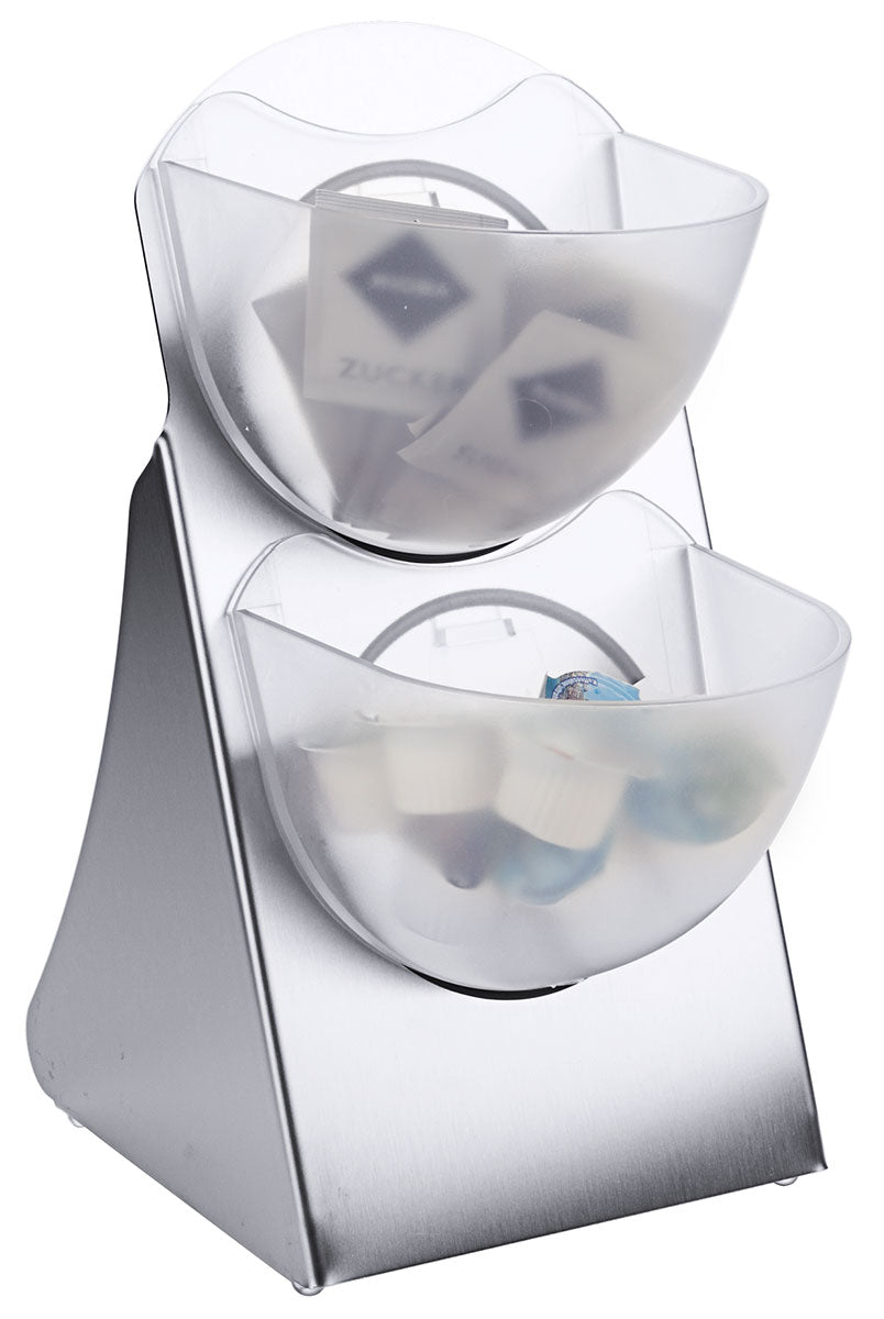 Edelstahl Verkaufsschütte mit 2 Schütten Contacto - CPGASTRO