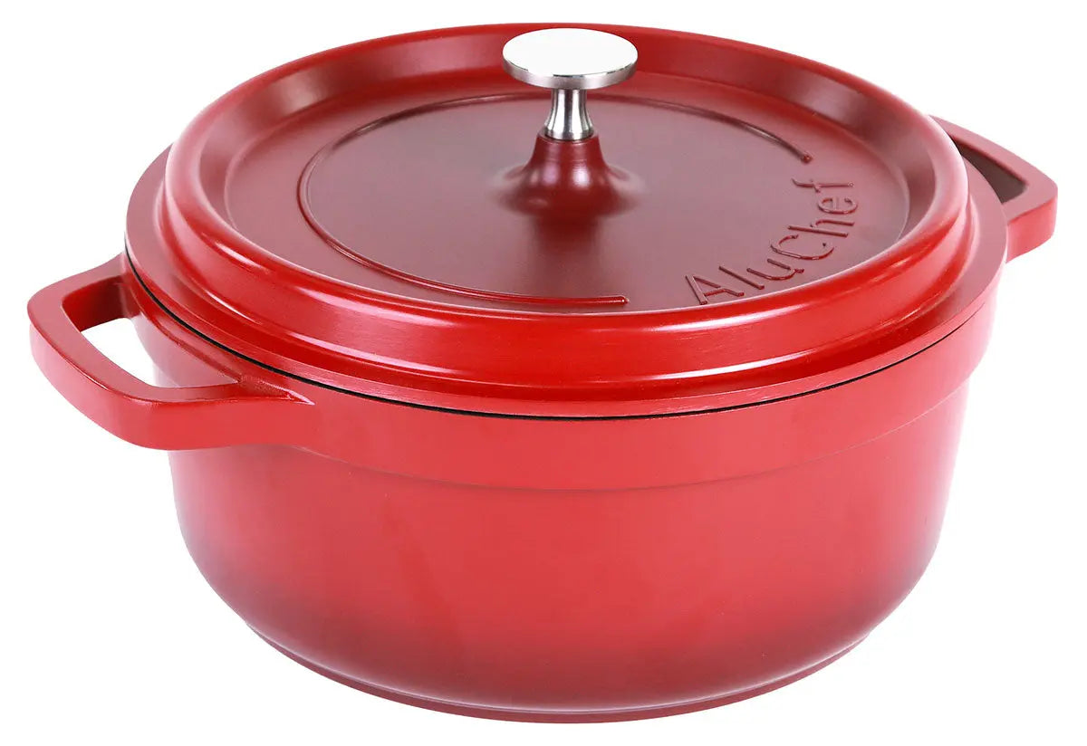 Cocotte rund 24 cm rot AluChef - CPGASTRO