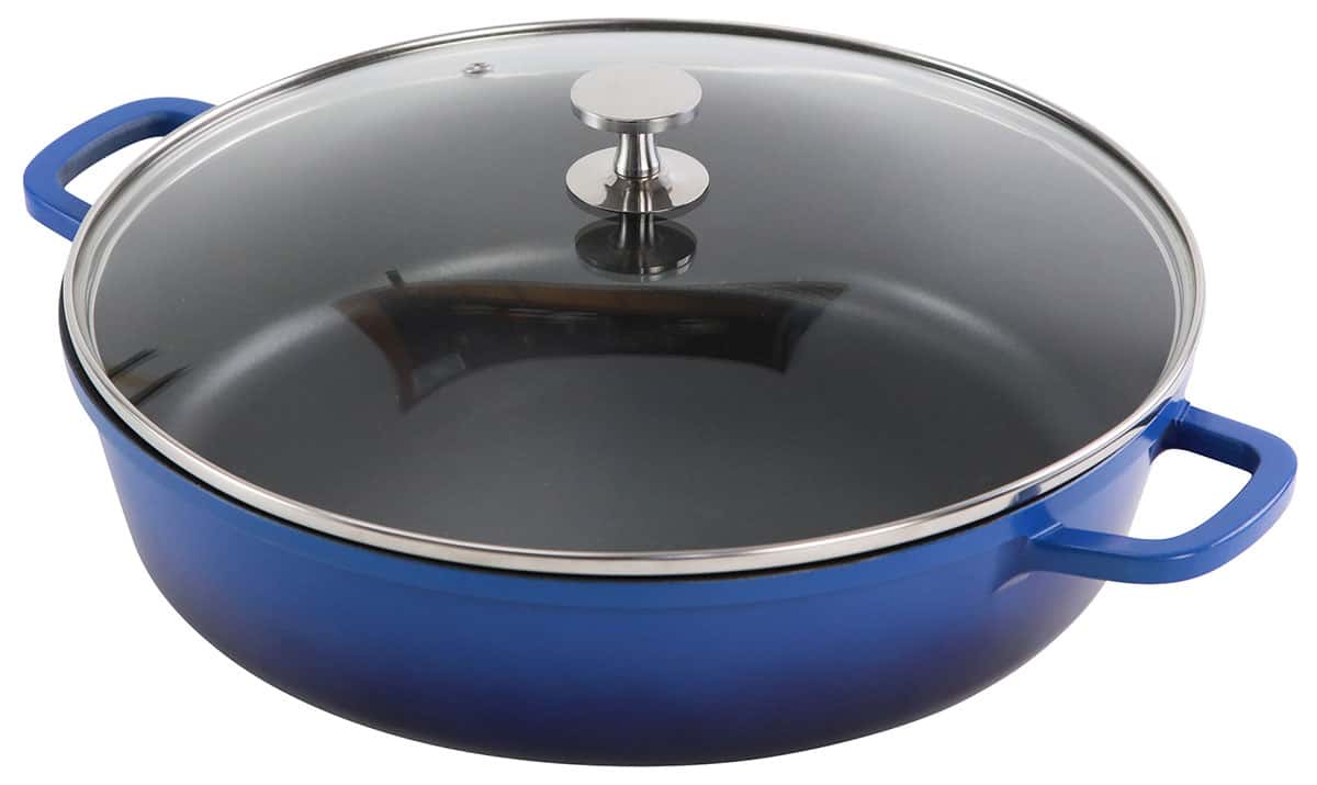 Aluminium Bräter rund 32 cm blau AluChef - CPGASTRO