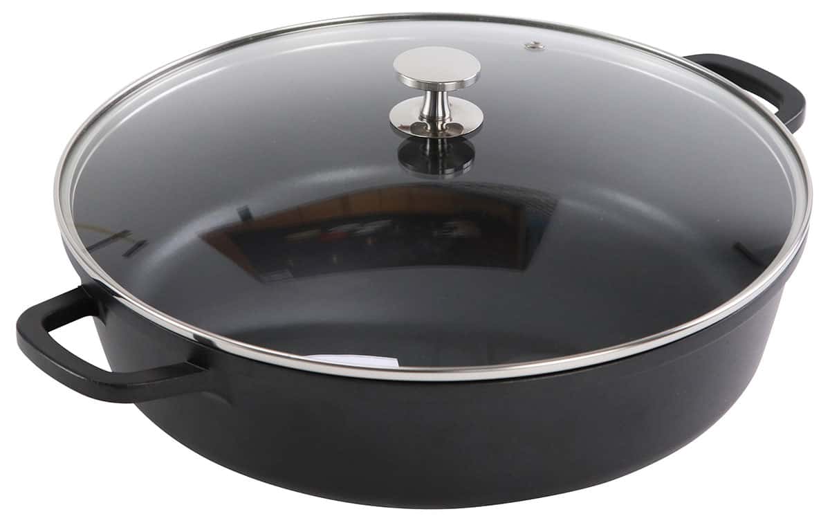 AluChef® Aluminium Bräter rund 32 cm schwarz AluChef - CPGASTRO