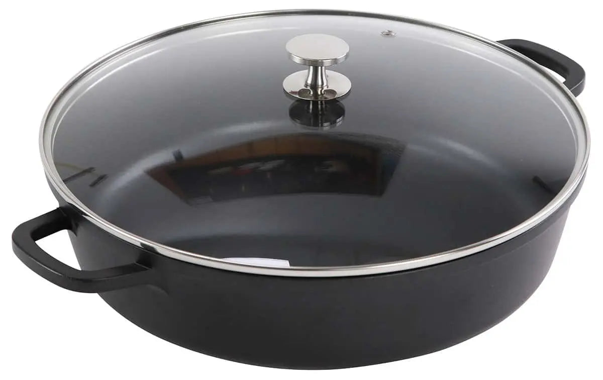 AluChef® Aluminium Bräter rund 32 cm schwarz AluChef - CPGASTRO