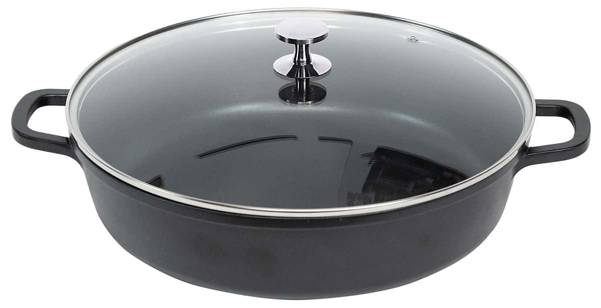 AluChef® Aluminium Bräter rund 32 cm schwarz AluChef - CPGASTRO