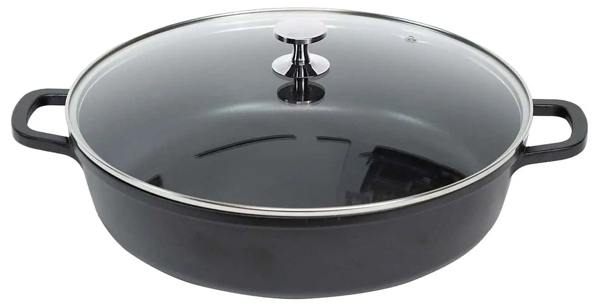 AluChef® Aluminium Bräter rund 32 cm schwarz AluChef - CPGASTRO