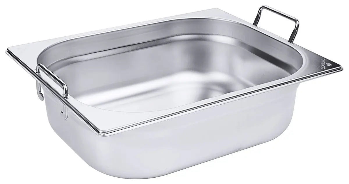 Edelstahl GN-Behälter mit Fallgriffen Contacto - CPGASTRO