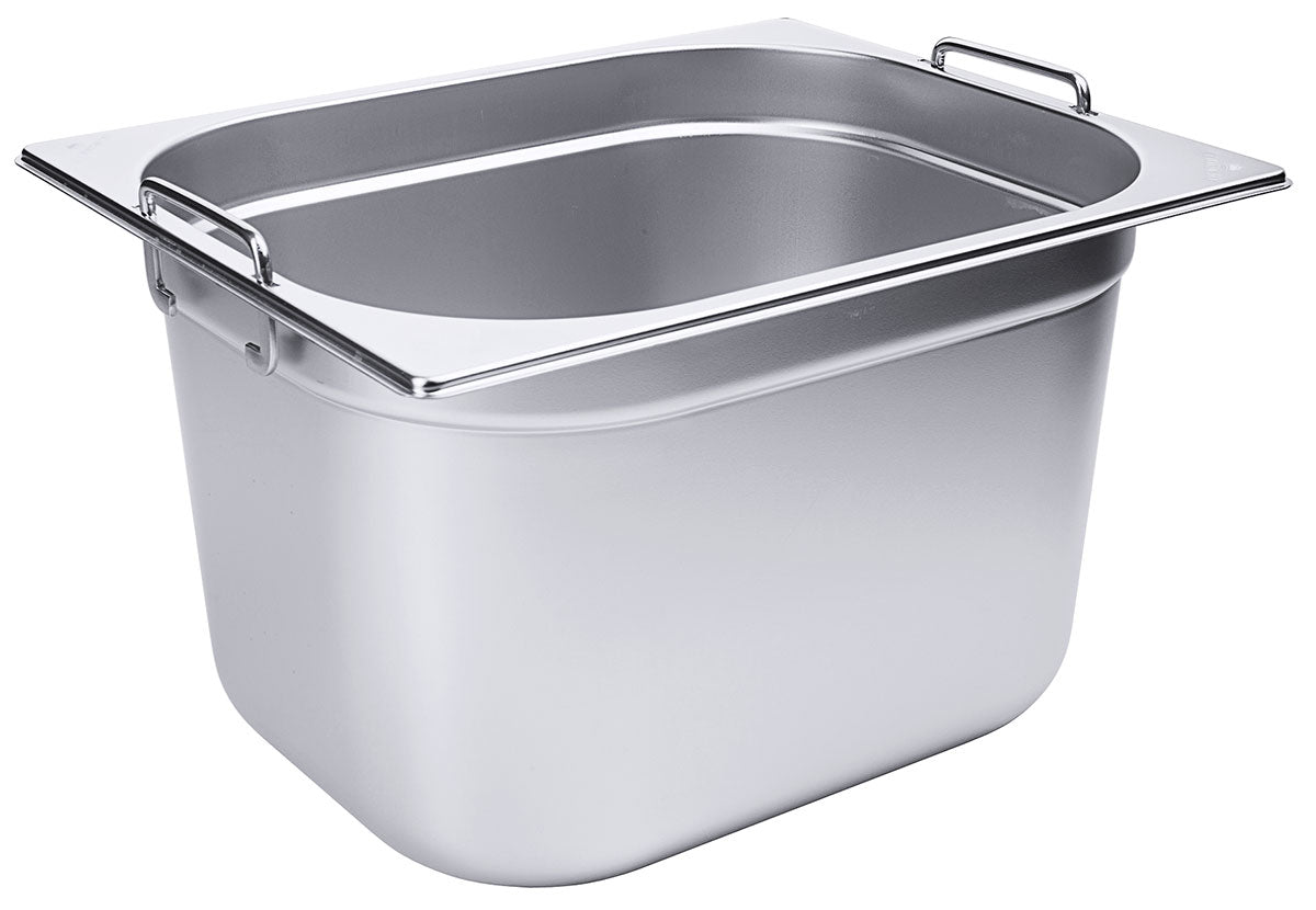 Edelstahl GN-Behälter mit Fallgriffen Contacto - CPGASTRO