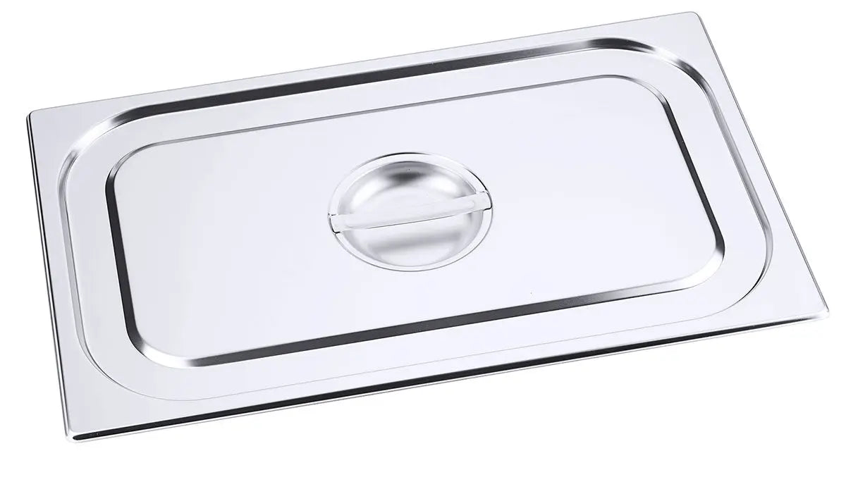 Edelstahl Bratpfanne GN 1/1 Tiefe 100-150 mm mit seitlichen Fallgriffen Contacto - CPGASTRO