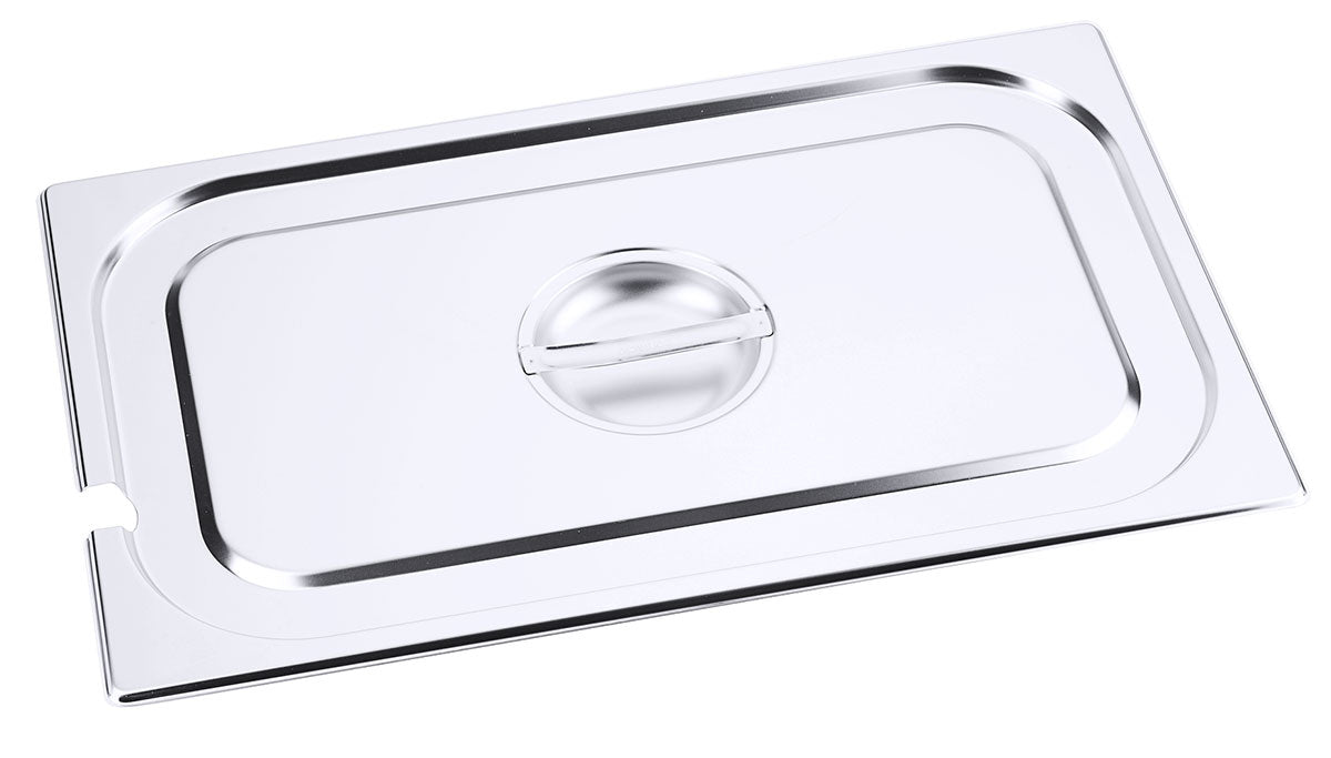 GastroNorm GN-Deckel Edelstahl mit Ausschnitt für Löffel Contacto - CPGASTRO