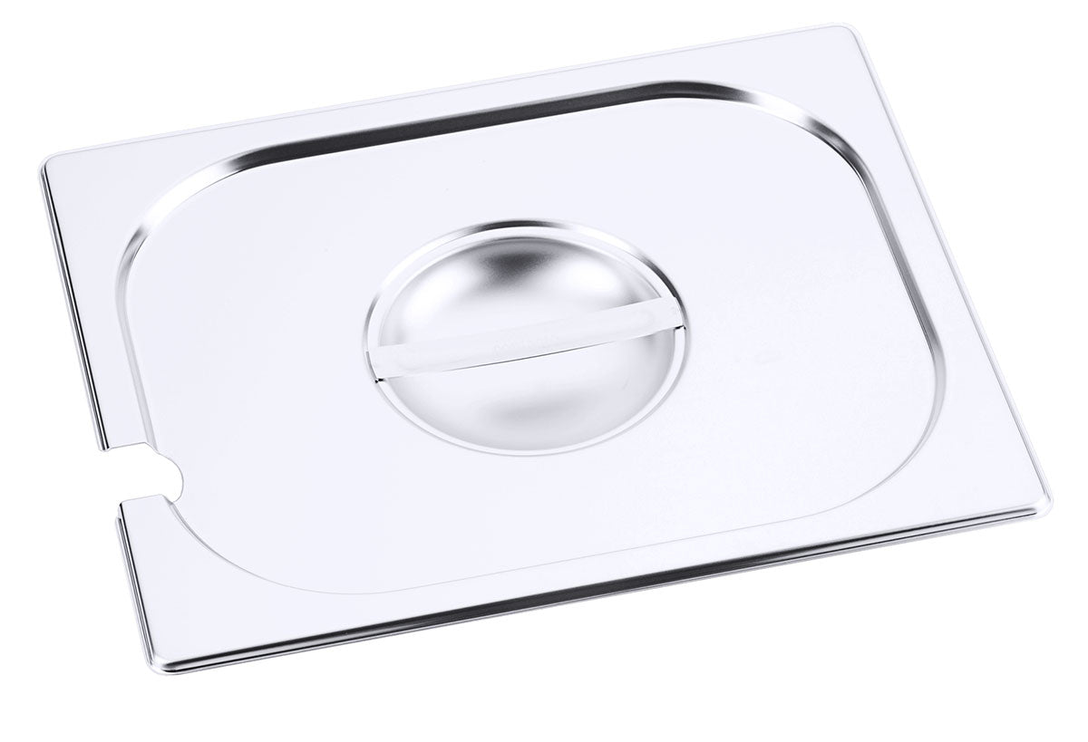 GastroNorm GN-Deckel Edelstahl mit Ausschnitt für Löffel Contacto - CPGASTRO