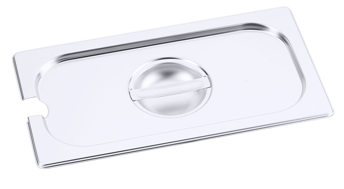 GastroNorm GN-Deckel Edelstahl mit Ausschnitt für Löffel Contacto - CPGASTRO