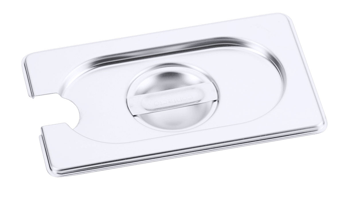 GastroNorm GN-Deckel Edelstahl mit Ausschnitt für Löffel Contacto - CPGASTRO